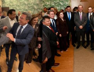 Bastidores da política: proximidade entre Tadeu e Omar em solenidade do TCE-AM pode revelar possível aliança nas eleições 2026