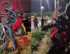 Madrugada fatal: homem morre após moto colidir contra cerca de arame no Distrito Industrial; veja vídeo