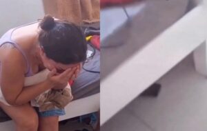 "Vou ligar pro meu pai": filho chega mais cedo da escola e flagra mãe com amante debaixo da cama; veja vídeo