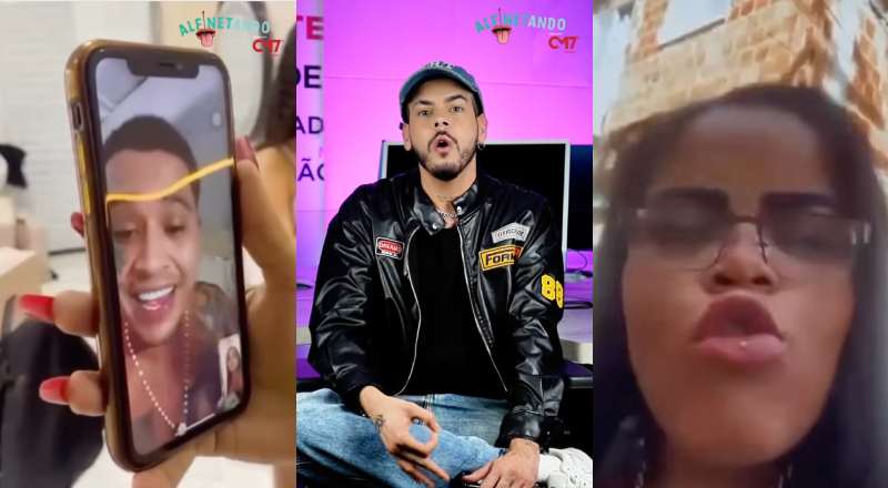 De dentro da cadeia, ex de Dada da Rajada aparece agressivo em vídeo chamada com mulher