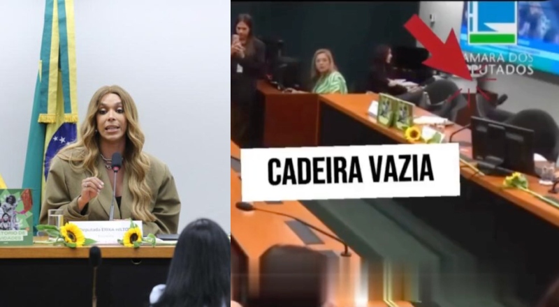 Erika Hilton abandona 1ª sessão na Comissão da Mulher, chama críticas de ‘imbeCIS’ e diz que mulheres que discordam podem ‘continuar a latir’; veja vídeo