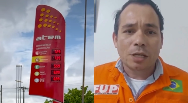Privatização é a causa da gasolina a R$ 7,29 em Manaus, afirma presidente do Sindipetro-AM; veja vídeo