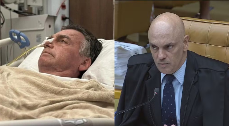 Internação de Bolsonaro: STF analisa prontuário enquanto família relata fragilidade e pede prisão domiciliar