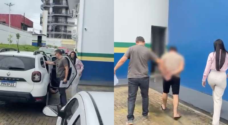 Homem é preso acusado de raptar e estuprar meninas que voltavam da escola em Manaus