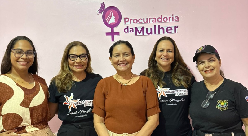 Virada Feminina do Amazonas visita Procuradoria da Mulher em Autazes e fortalece rede de apoio às mulheres do interior