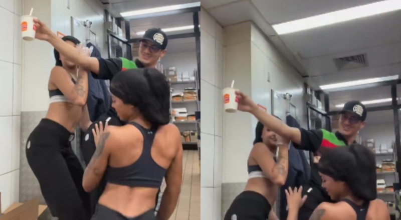 Funcionários do Burger King são demitidos após gravarem vídeo rebolando durante expediente; veja