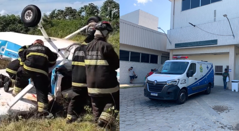 Segunda vítima: aluno não resiste e morre após queda de avião em Manaus