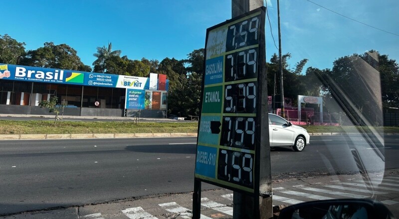 Atenção motoristas: preço da gasolina dispara e já custa R$ 7,59 em Manaus