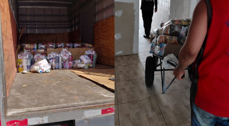 “Começou cedo”: população denuncia que Maria do Carmo distribui cestas básicas em troca de votos em Manaus