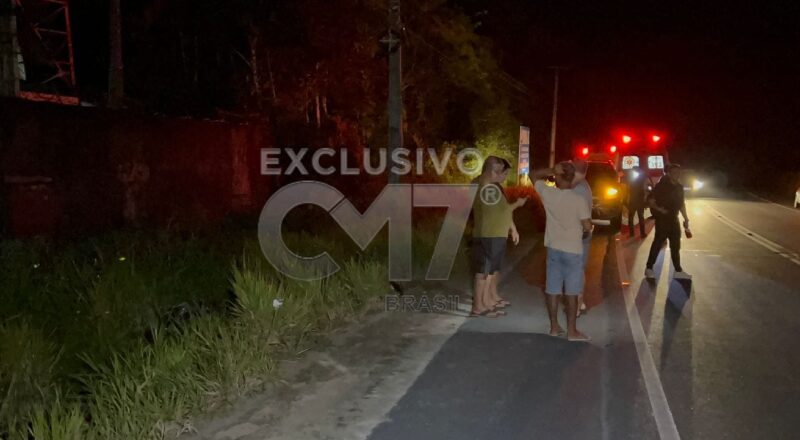 Motociclista e mãe ficam gravemente feridos em acidente na AM-010