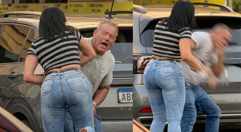 “Socorro, alguém chame a polícia!”: policial penal clama por ajuda após esposa descobrir traição e ‘sentar a peia’ nele; veja vídeo