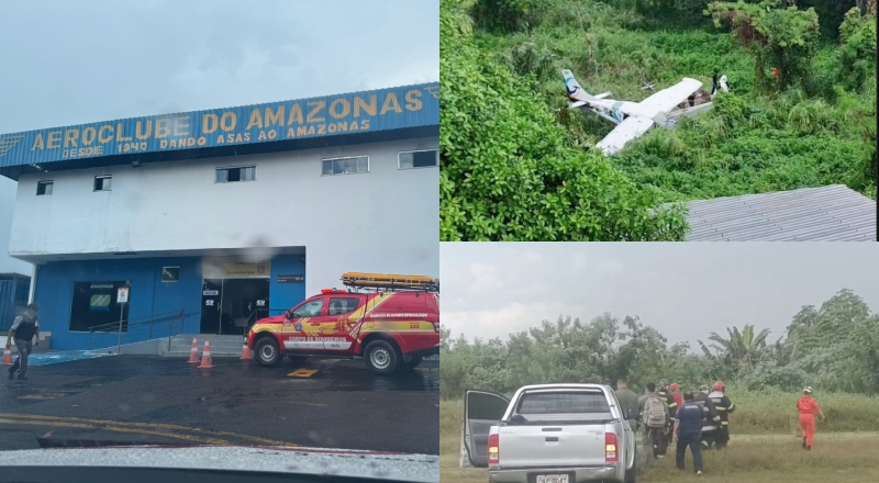 Tragédia quase se repete: avião de pequeno porte sai da pista durante tentativa de decolagem no Aeroclube; veja vídeo