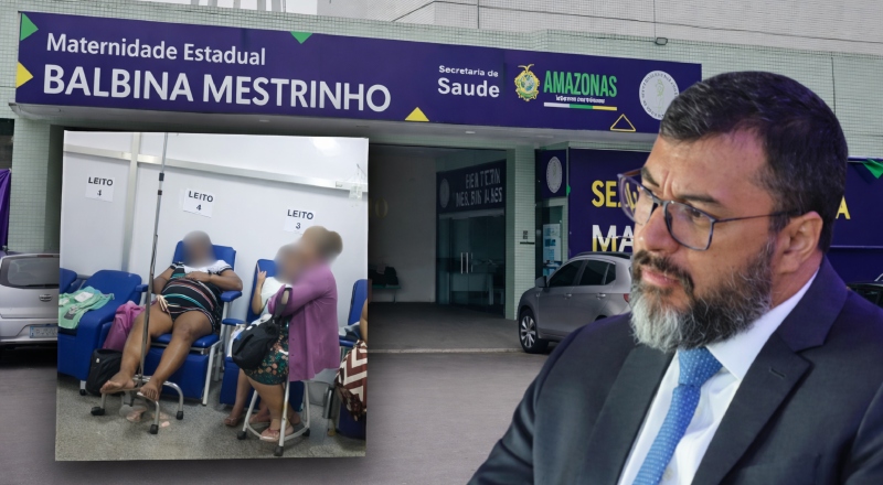 “Propaganda milionária, saúde precária”: o abandono de Wilson Lima que castiga as mães no Balbina Mestrinho; veja vídeo