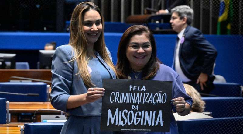 Senado Federal aprova projeto e misoginia passa a ser crime equivalente ao racismo