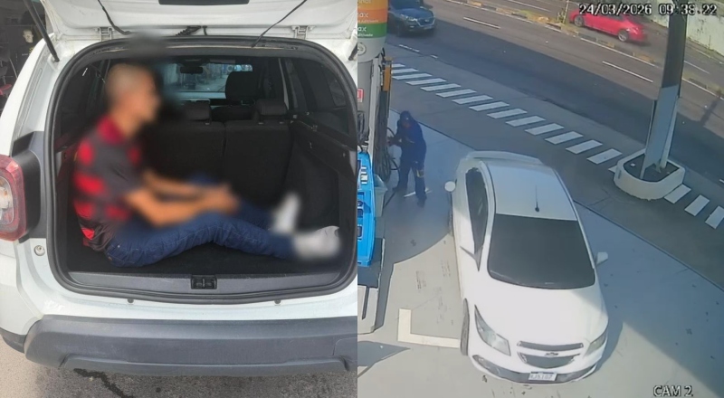 “Enchia o tanque e fugia”: homem acostumado a dar golpe em postos de gasolina é preso em Manaus; veja vídeo