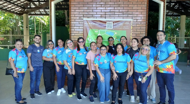 Crianças neurodivergentes participam de atividades externas promovidas pela Hapvida