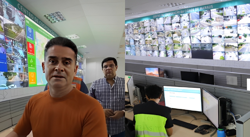 Prefeito David Almeida mobiliza equipes durante temporal e informa “maior chuva do ano em Manaus”