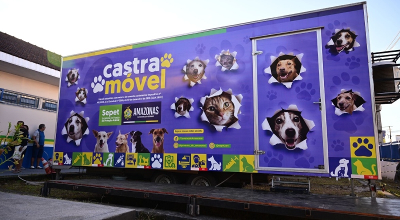 Manaus promove maior ação de castração animal neste domingo (29) no Largo São Sebastião