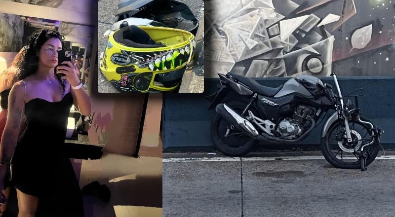 Veja os últimos stories da jovem que morreu em acidente de moto em Manaus; vídeo