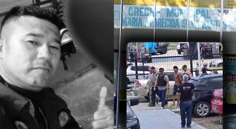 Bandido que matou vigilante em creche na Zona Leste é preso em Manaus; veja vídeo