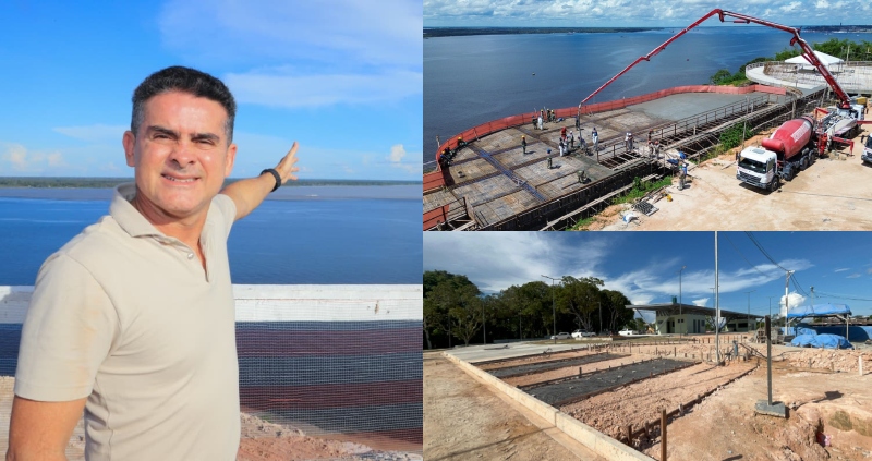 Prefeito David Almeida apresenta obras do parque Encontro das Águas e reforça avanço no turismo de Manaus