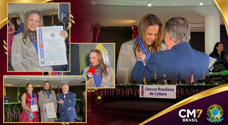 “Mulheres Ícones da Amazônia”: Cileide Moussallem recebe título de comendadora e marca feito inédito na comunicação