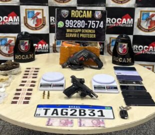 Quadrilha suspeita de invadir e furtar casa no Tarumã é presa pela Rocam em Manaus; veja vídeo