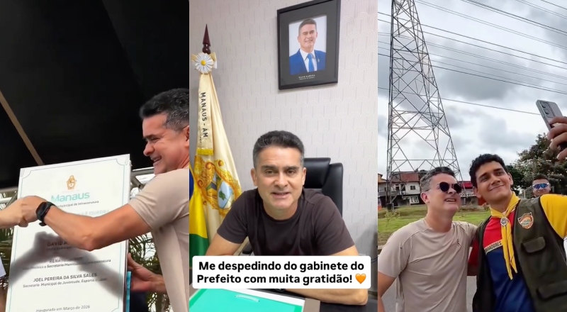 Último domingo de David Almeida como prefeito de Manaus é marcado por obras, entregas e despedida do gabinete; veja vídeos
