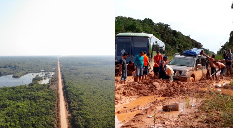 BR-319: Governo Federal anuncia obra de R$ 678 milhões, mas estrada continua sem licença e sem solução