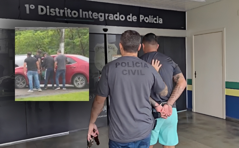 Homem preso em via pública é apontado como um dos assaltantes mais procurados do Amazonas; veja vídeo
