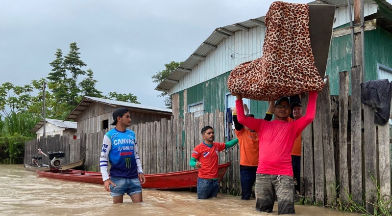 Alerta no Amazonas: cheia dos rios deixa 12 municípios em situação de emergência