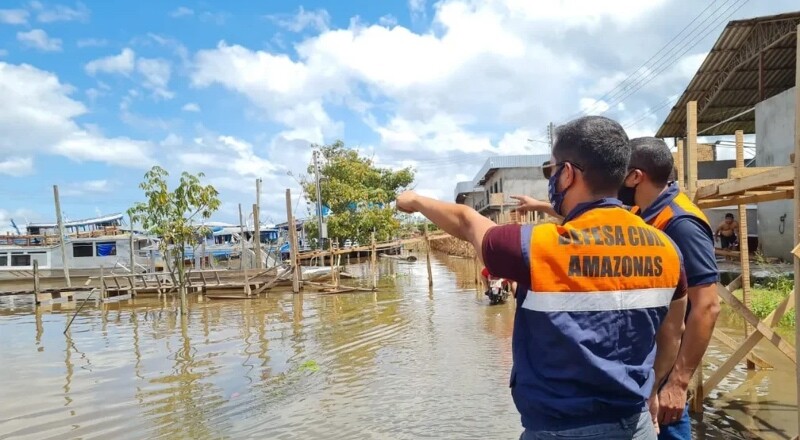 Cheia dos rios coloca 12 municípios do Amazonas em situação de emergência