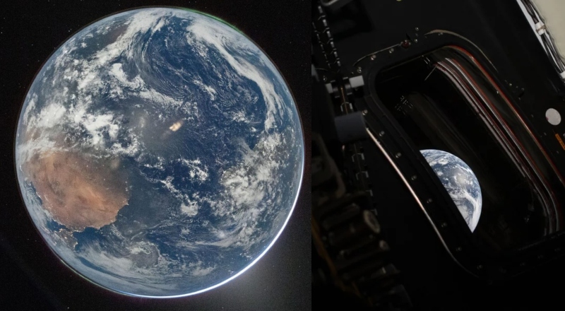 Nasa revela as primeiras imagens da Terra feitas por tripulantes da Artemis 2; veja