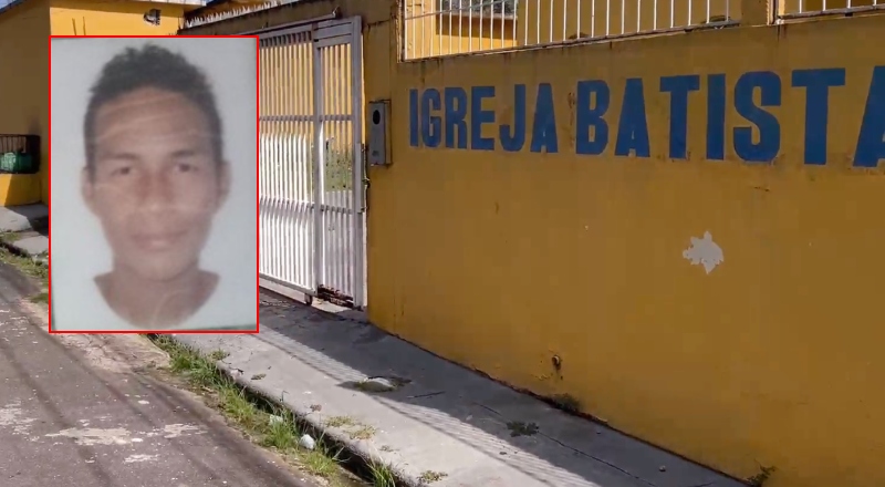Crime na Páscoa: homem é assassinado na frente de igreja em Manaus
