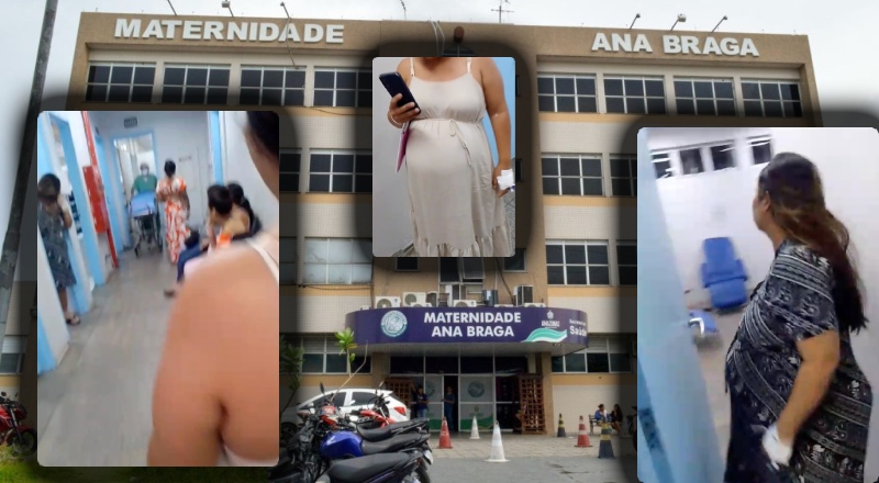 Marido se revolta com o abandono das grávidas na Maternidade Ana Braga: “Uma pouca vergonha isso aqui!”