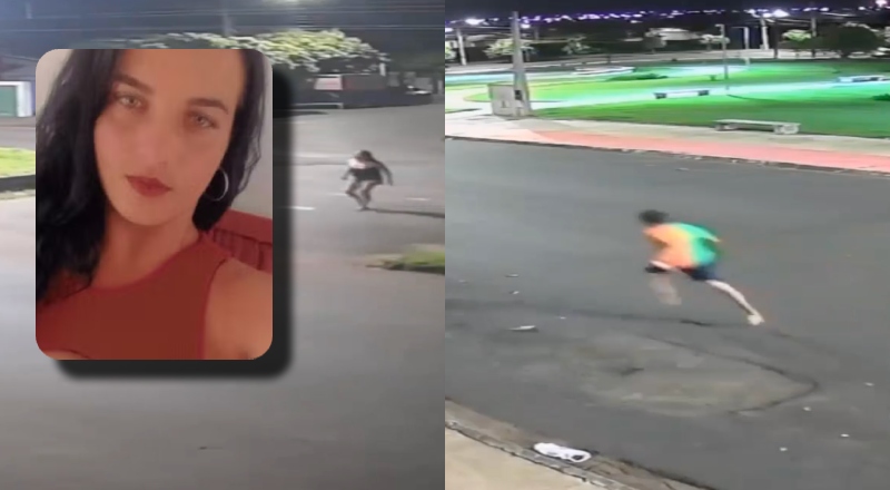 Brutal: vídeo mostra momento em que mulher é morta no meio da rua pelo ex; veja