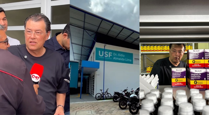 Senador Eduardo Braga acompanha funcionamento de USF no Aleixo e destaca investimentos na saúde