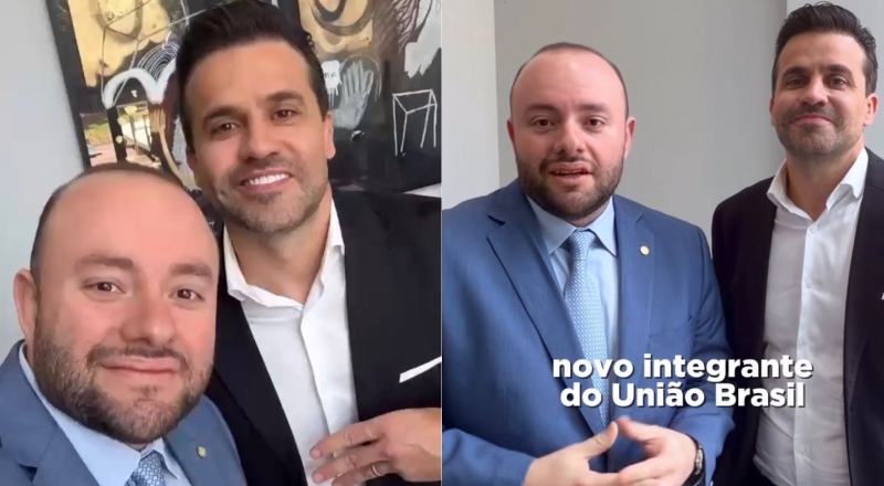 Fausto Jr. dá boas-vindas a Pablo Marçal no União Brasil e destaca sintonia de ideias; veja vídeo