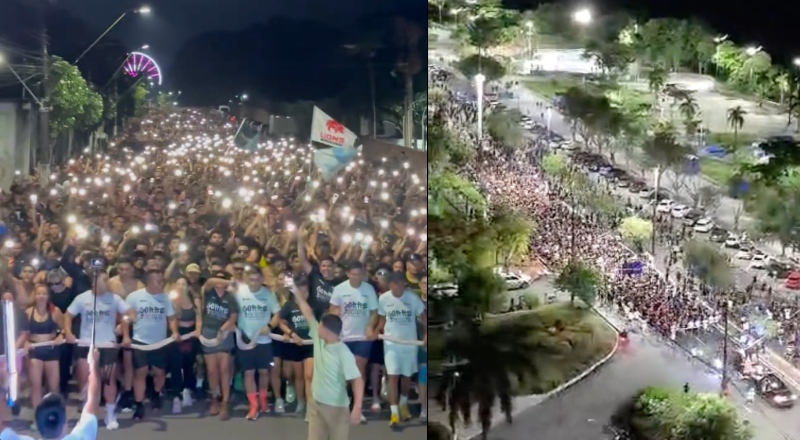 Fenômeno nas ruas de Manaus: ‘Corre de Quinta’ bate recorde com mais de 12 mil participantes; veja vídeo