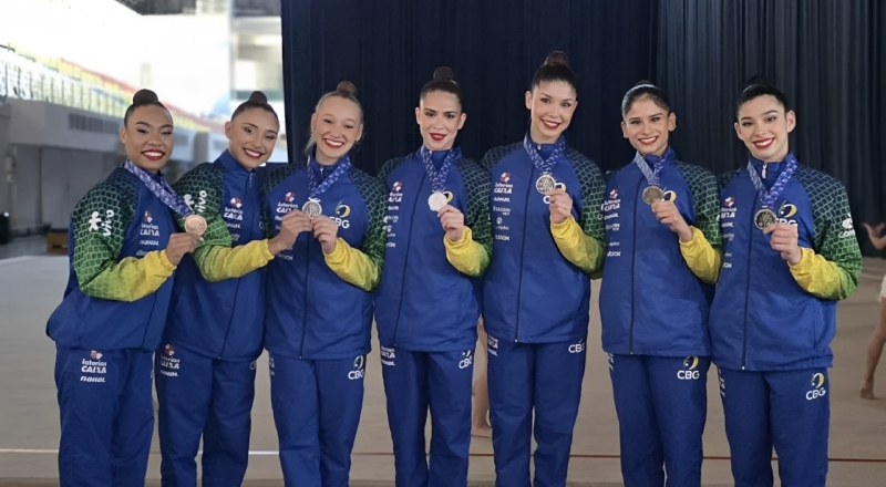 Brasil garante duas medalhas na Copa do Mundo de Ginástica Rítmica