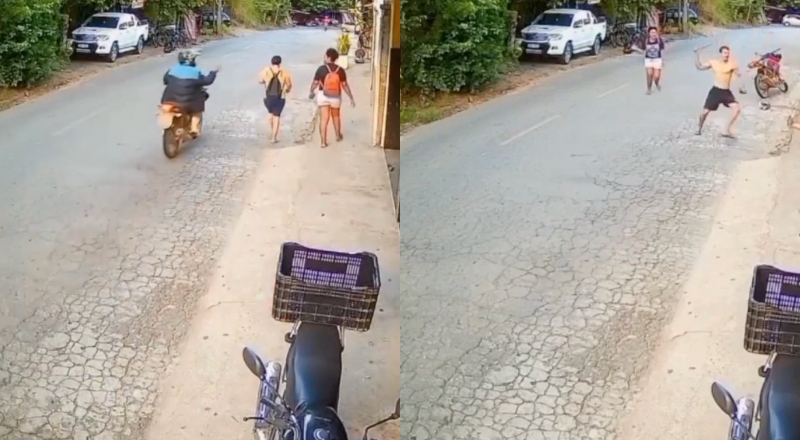 “Ele foi um herói”: veja momento em que homem impede feminicídio e mata agressor no meio da rua