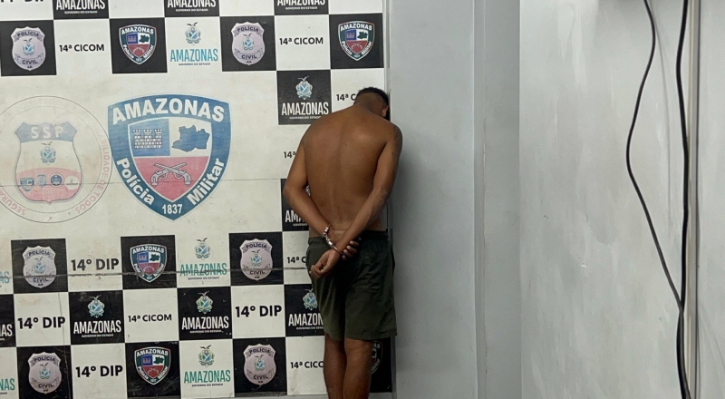 Homem é preso pela ROCAM vendendo drogas na ZL de Manaus; veja vídeo