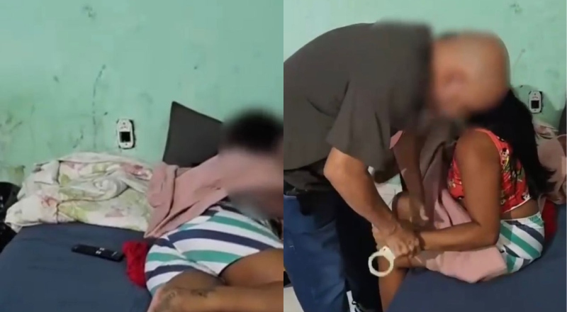 “No melhor do sono”: integrante da ‘Quadrilha das Sandálias’ é presa enquanto dormia ‘só de boa’, em Manaus; veja vídeo