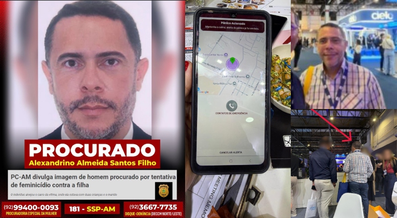 Exclusivo: Após tentar matar a filha em Manaus, atirador é flagrado caçando a ex em São Paulo; veja vídeo