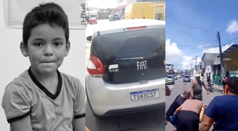 Motorista atropela e mata criança em faixa de pedestres de escola em Manaus; veja vídeo