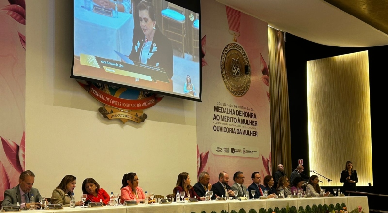 TCE-AM entrega Medalha de Honra e destaca protagonismo feminino em Manaus