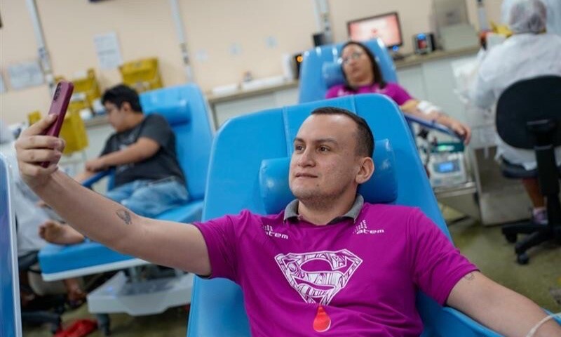 Atem participa de campanha que mobiliza doadores para reforçar estoques de sangue em Manaus