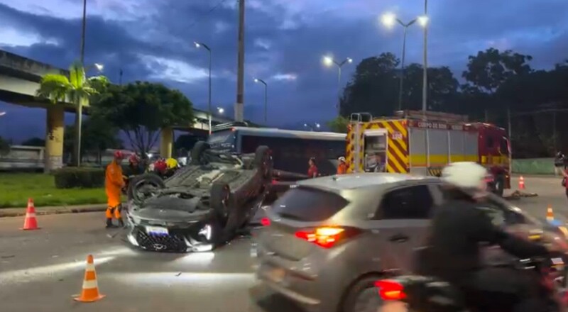 Urgente: motorista morre em grave acidente no Coroado; veja vídeo