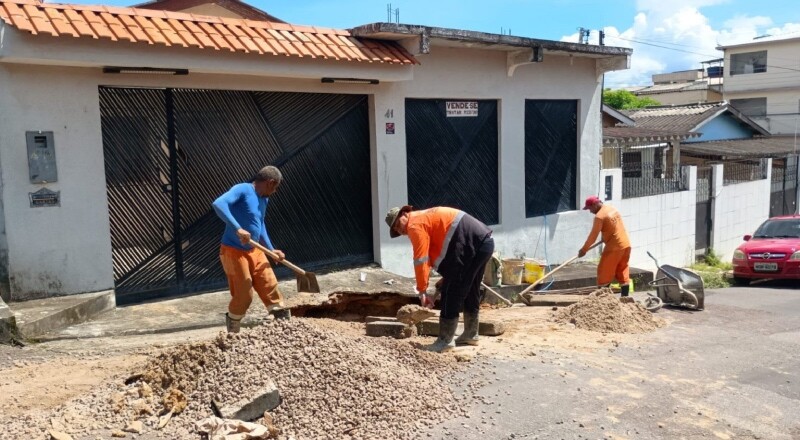 Prefeitura de Manaus realiza intervenção em rede de drenagem e melhora escoamento no Alvorada
