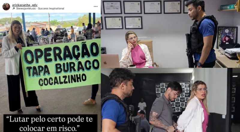 Advogada é presa por delegado após fazer postagem cobrando ‘Operação Tapa-Buraco’ em Goiás; veja vídeo